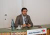 Candidato às Presidenciais de janeiro próximo esteve no Faial – João Ferreira quer ajudar a abrir “um horizonte de esperança na vida da região e do país” DR