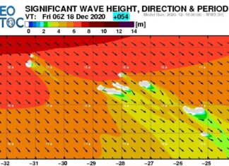 A Marinha e a Autoridade Marítima Nacional alertam para o agravamento da agitação marítima nos Açores a partir de amanhã DR/MARINHA