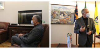 Presidente da Câmara da Madalena Recebe o Novo Capitão do Porto da Horta DR
