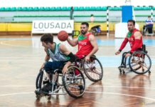 Basquetebol em Cadeira de Rodas- Sílvio Nogueira no estágio da Seleção A DR/CV