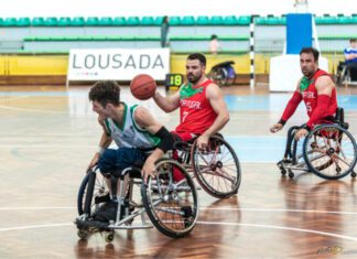 Basquetebol em Cadeira de Rodas- Sílvio Nogueira no estágio da Seleção A DR/CV