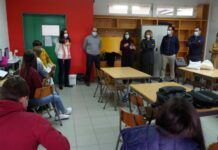 Cristina Calisto Apela ao Voto no Orçamento Participativo Jovem Junto Dos Alunos da Lagoa DR