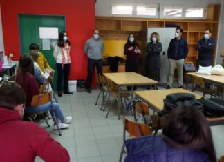Cristina Calisto Apela ao Voto no Orçamento Participativo Jovem Junto Dos Alunos da Lagoa DR