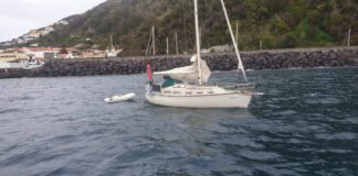 Auxiliada embarcação com avaria no motor ao largo da ilha de S. Jorge nos Açores DR/MARINHA PORTUGUESA