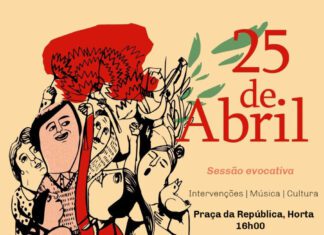 Dia 25 de abril – Flores no cano de armas