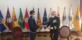 Presidente da Câmara Municipal da Praia da Vitória Recebe Comandante do NRP António Enes DR
