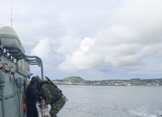 Marinha e Exército realizam exercício de resposta a catástrofe nos Açores DR