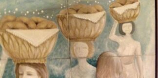 Pintura – Margarida Madruga expõe na Biblioteca da Horta DR