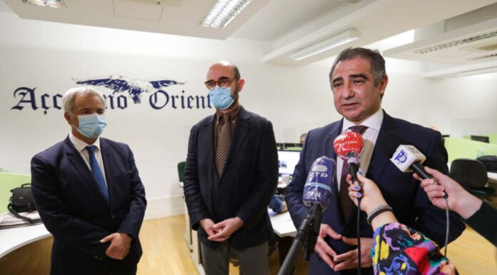 Presidente do Governo saúda imprensa dos Açores e o seu sentido de responsabilidade DR