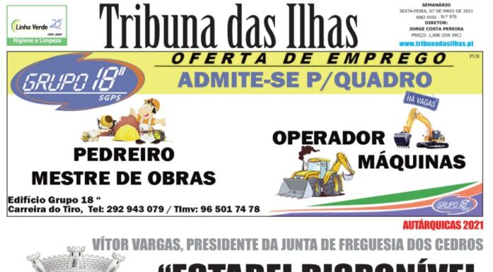 Capa da edição n.º 976 de 7 de maio 2021