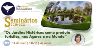 Seminário “Os Jardins Históricos como produto turístico, nos Açores e no Mundo” DR/UAc