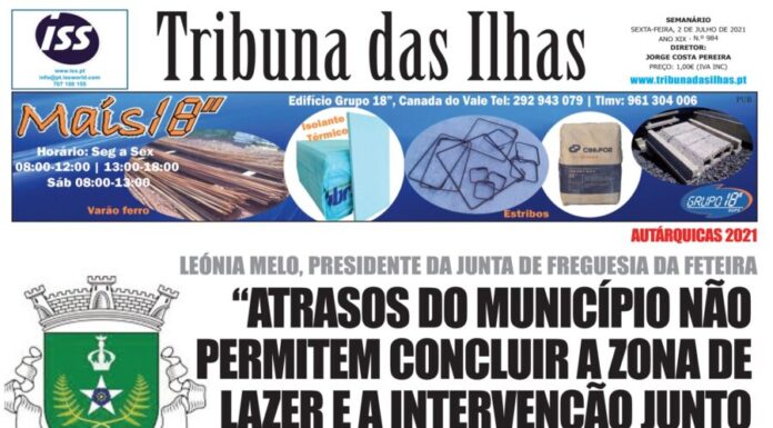 Capa da edição n.º 984 de 2 de julho 2021