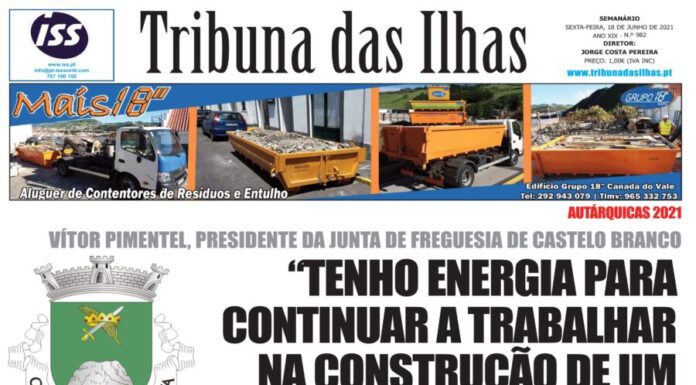 Capa da edição n.º 982 de 18 de junho 2021