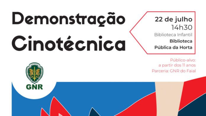 Demonstração Cinotécnica a 22 de julho