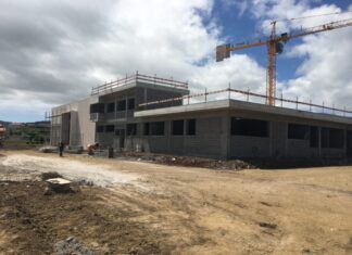 NOVO QUARTEL DOS BOMBEIROS – Obra com dois meses de avanço