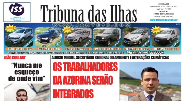 Capa da edição n.º 985 de 9 de julho 2021