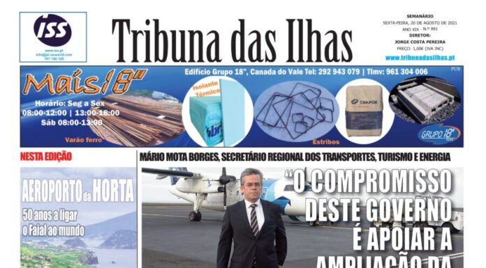 Capa da edição n.º 991 de 21 de agosto 2021
