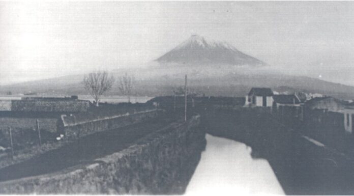 Na Ribeira da Conceição, a porcaria continua Imagem da ribeira da Conceição, provavelmente alguns anos depois de os muros serem construídos.