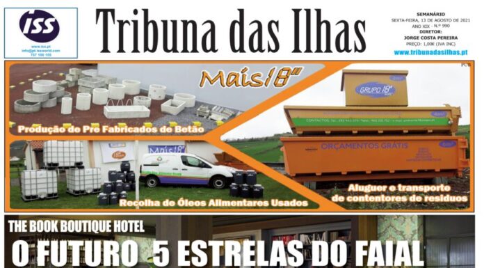 Capa da edição n.º 990 de 13 de agosto 2021