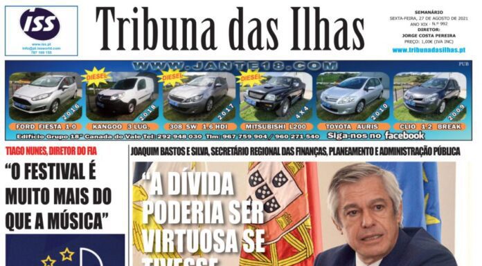 Capa da edição n.º 992 de 27 de agosto 2021