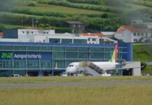 Embraer da “TAP EXPRESS” escalou Aeroporto da Horta