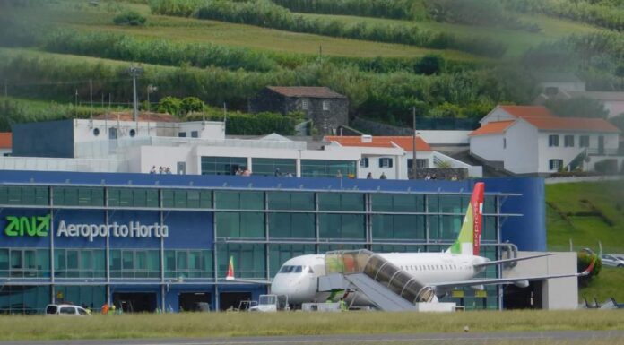 Embraer da “TAP EXPRESS” escalou Aeroporto da Horta