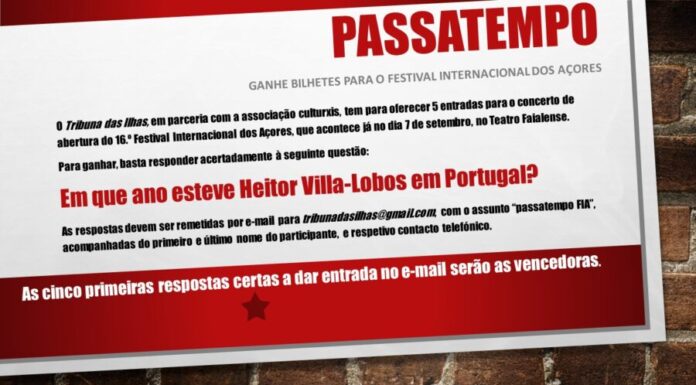 Passatempo – 16.º Festival Internacional dos Açores