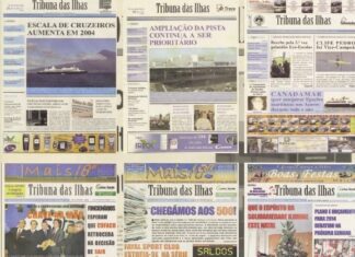 Tribuna das Ilhas : as capas das centenas