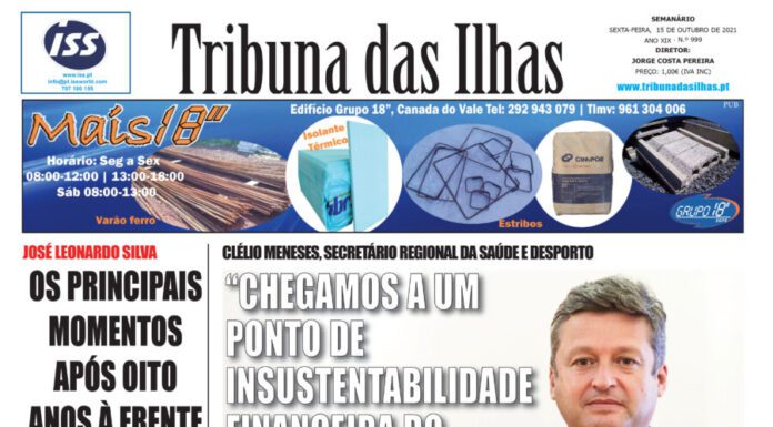 Capa da edição n.º 999 de 15 de outubro 2021