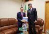 Presidente da Câmara Municipal de São Roque do Pico recebe Luís Garcia em audiência de cumprimentos