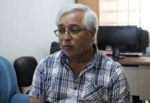 Mário Abreu, maestro da Sociedade Filarmónica Nova Artista Flamenguense há 40 anos