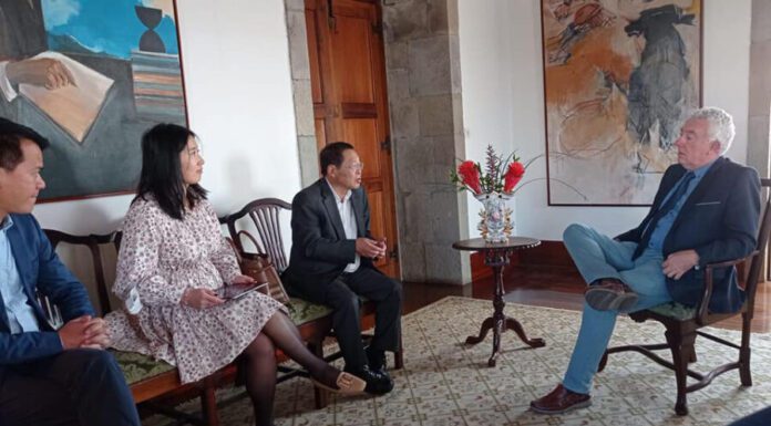 Vice-Presidente reuniu-se hoje com Câmara do Comércio de Pequenas e Médias Empresas de Portugal-China