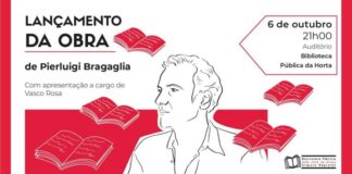 Biblioteca da Horta recebe lançamento da obra de Pierluigi Bragaglia