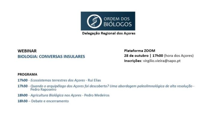 Webinar: BIOLOGIA: CONVERSAS INSULARES