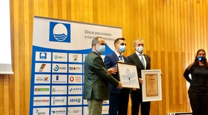 Duas zonas balneares do Faial recebem Certificados Internacionais nas comemorações dos 35 Anos do Programa Bandeira Azul