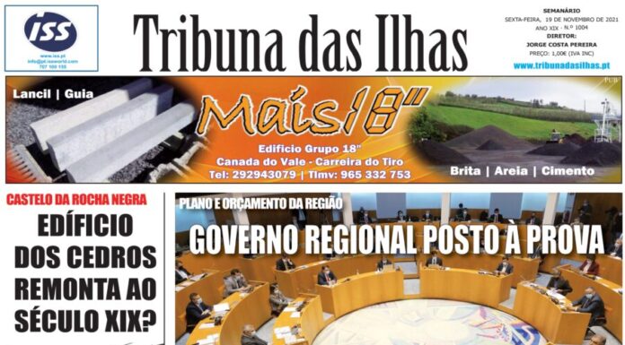 Capa edição n.º 1004, 19 de novembro
