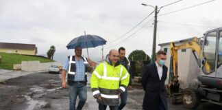 Executivo visita arranque da 2.ª Fase das obras do Chão Frio, na Praia do Almoxarife