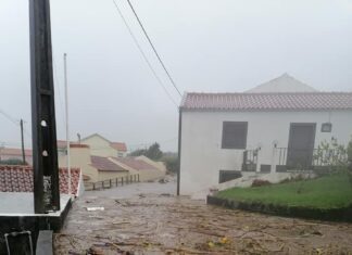 Mau tempo provoca inundações e desalojados no Faial