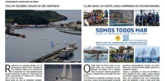 Página da responsabilidade do Clube Naval da Horta
