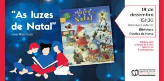 Biblioteca Pública da Horta acolhe a oficina “As luzes de Natal” destinada a crianças de 3 anos