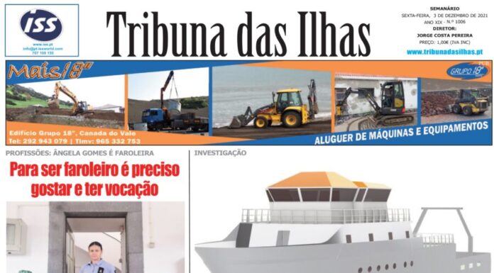 Capa edição n.º1006, 3 de dezembro