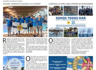 Página da responsabilidade do Clube Naval da Horta