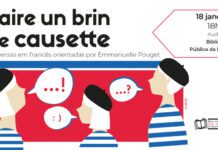 Biblioteca Pública promove “Conversas em Francês – Faire un brin de causette” com Emmanuelle Pouget