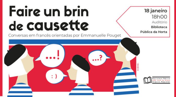 Biblioteca Pública promove “Conversas em Francês – Faire un brin de causette” com Emmanuelle Pouget