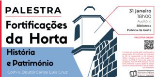 Biblioteca João José da Graça realiza palestra “Fortificações da Horta”