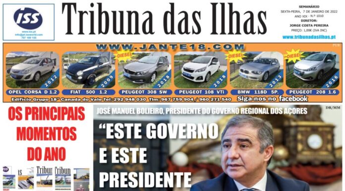 Capa edição n.º 1010, 7 de janeiro