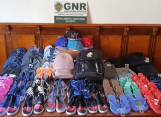 GNR apreende material contrafeito em estabelecimentos comerciais no Faial