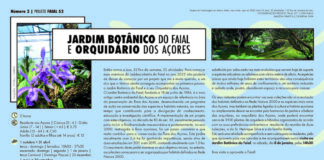 Projeto Faial 52: Jardim Botânico do Faial e Orquidário dos Açores