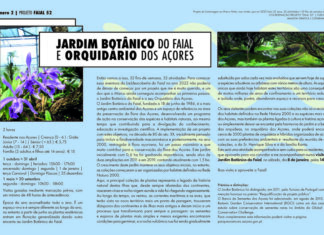 Projeto Faial 52: Jardim Botânico do Faial e Orquidário dos Açores