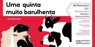 Biblioteca da Horta recebe atividade infantil “Uma quinta muito barulhenta”